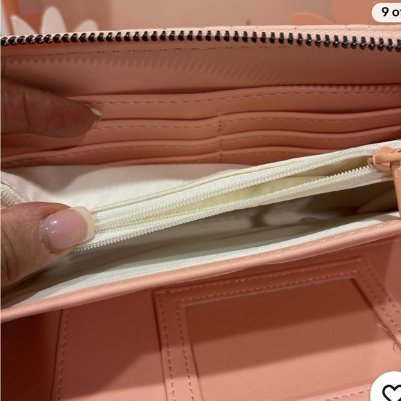 Betsey Johnson Pink Quilted Wallet and wristlet - Picture 3 of 4